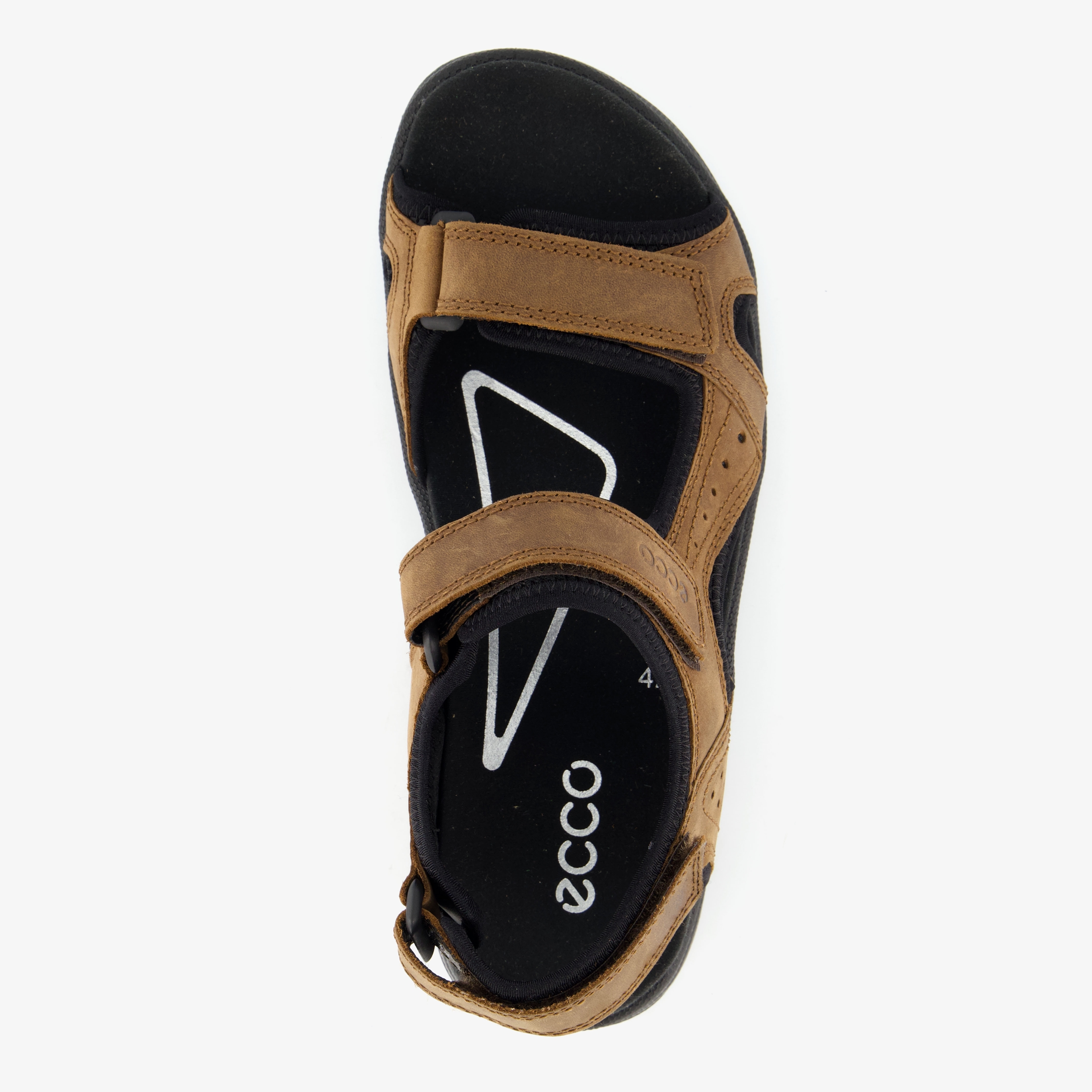 ECCO Onroads leren heren wandelsandalen bruin online bestellen Scapino